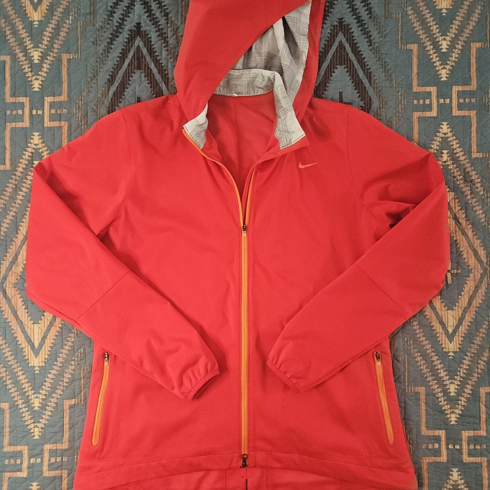 Red Nike‎ Hooded Jacket